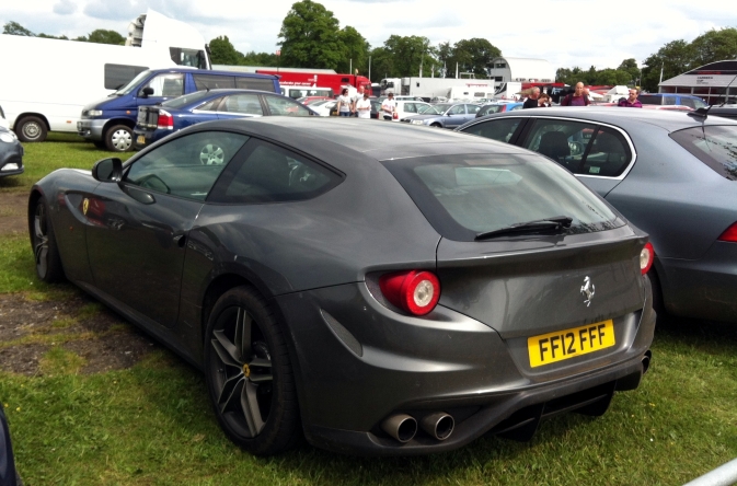 Found lurking in the car park, a rather sultry looking Ferrari FF.