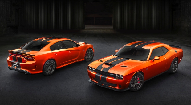 Go Mango! Retro colour option for Dodge SRT Hellcat models